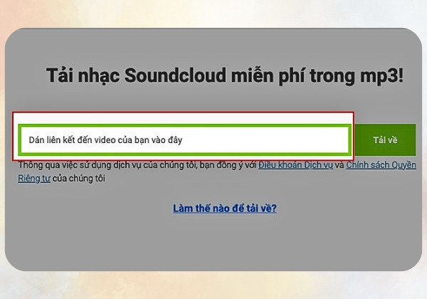 Sử dụng web SaveFrom.net bước 3