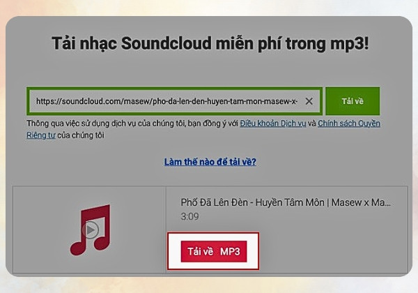 Sử dụng web SaveFrom.net bước 4