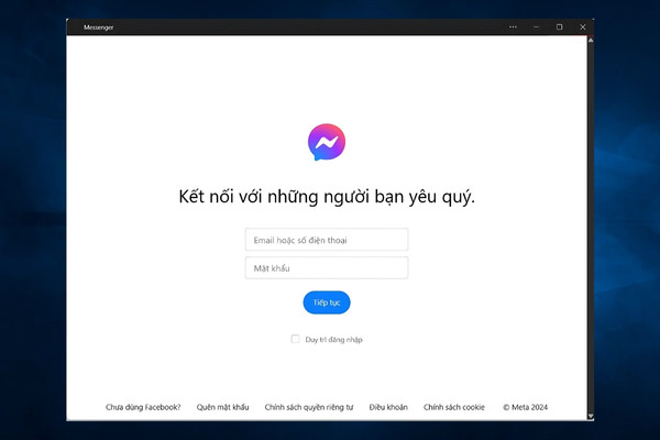 Tải Messenger cho máy tính hệ điều hành Windows 4