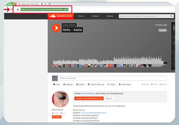 Tải nhạc SoundCloud PC bằng sclouddownloader.com bước 3