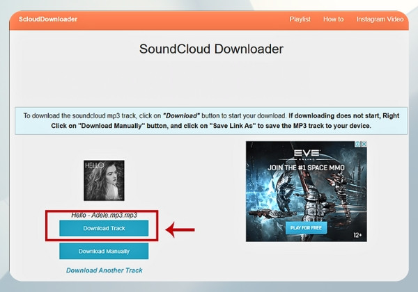 Tải nhạc SoundCloud PC bằng sclouddownloader.com bước 5