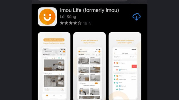 Tải ứng dụng Imou Life trên điện thoại