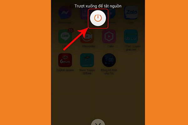 Cách tắt điện thoại Oppo bằng nút nguồn: 1