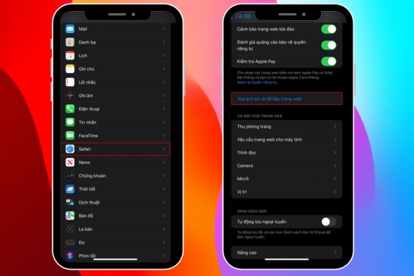Trên iOS 3