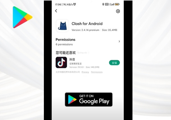 Truy cập cửa hàng Google Play