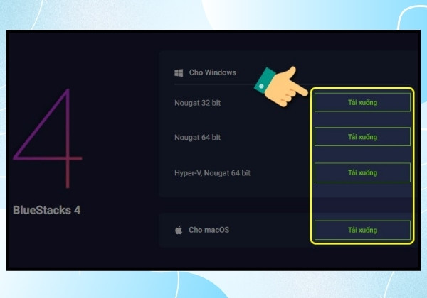 Hướng dẫn cách tải phần mềm giả lập Bluestacks trên PC đơn giản 4 Hướng dẫn cách tải phần mềm giả lập Bluestacks trên PC đơn giản 4