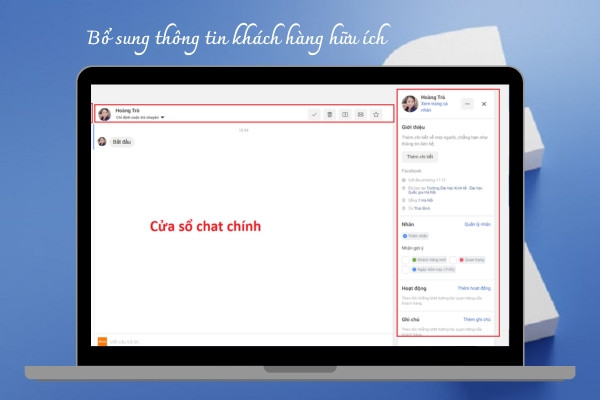Bổ sung thông tin khách hàng hữu ích