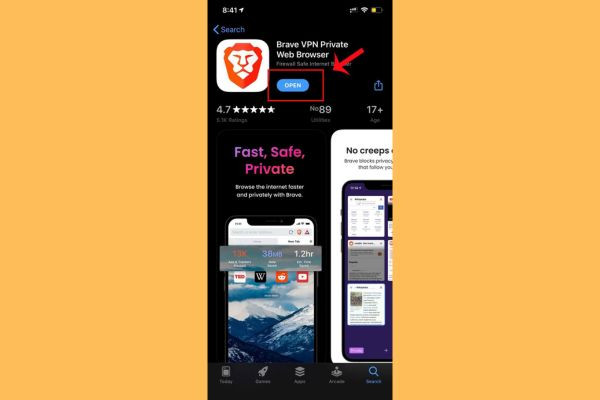 Cách download brave về điện thoại&nbsp;5