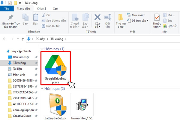 Các bước tải Google Drive trên PC bước 3.1