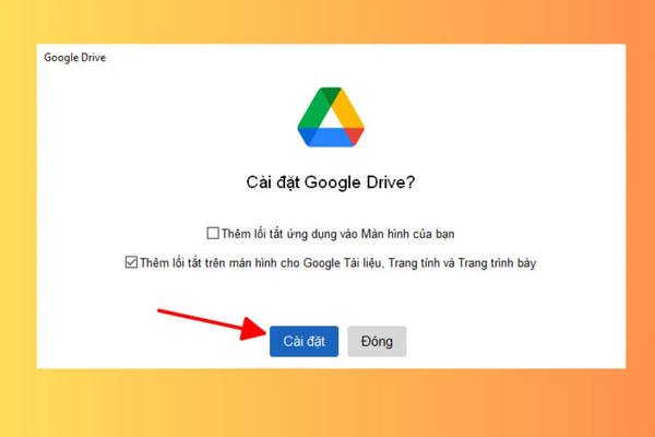 Các bước tải Google Drive trên PC bước 3.2