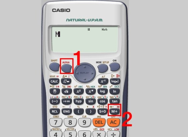 Cách bật chữ M trên máy tính Casio kèm ví dụ cụ thể Cách bật chữ M trên máy tính Casio kèm ví dụ cụ thể