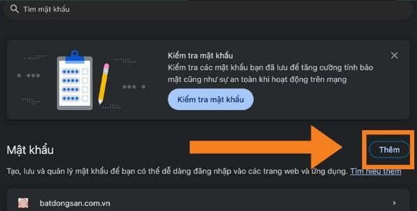 Cách cài Autofill trên Chrome bằng máy tính bước 2