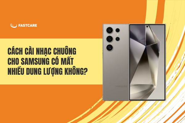 Cách cài nhạc chuông cho samsung có mất nhiều dung lượng không?