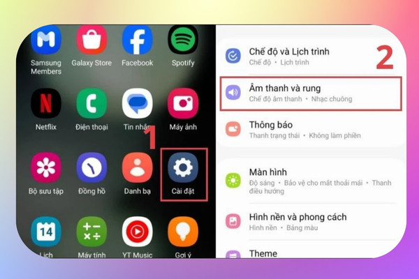 Cách cài nhạc chuông cho Samsung mặc định trong cài đặt&nbsp; 1