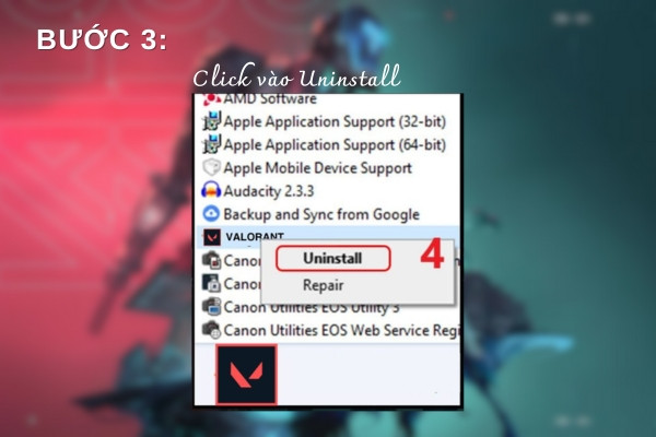 Cách gỡ cài đặt Valorant đối với Windows phiên bản cũ 3