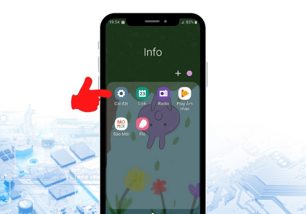 Cách khôi phục cài đặt gốc cho Samsung bước 1