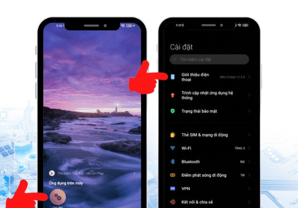 Cách khôi phục cài đặt gốc cho Xiaomi bước 1