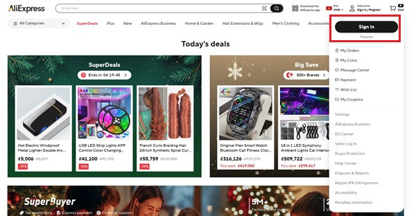 Cách mua hàng trên AliExpress tại Việt Nam