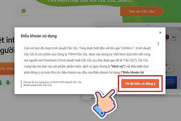Cách tải Cốc Cốc về Windows bước 3