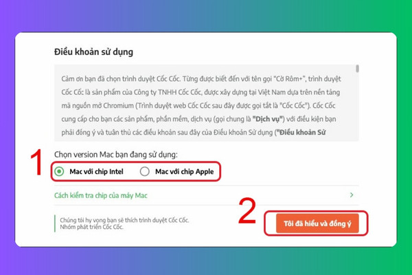 Cách tải trình duyệt Cốc Cốc về MacBook bước 2