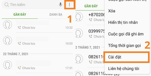 Cài đặt cuộc gọi chờ cho điện thoại Android 1 Cài đặt cuộc gọi chờ cho điện thoại Android 1