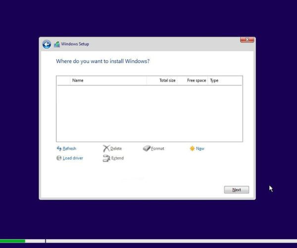 Cài Win 11 không thấy ổ cứng là lỗi gì?