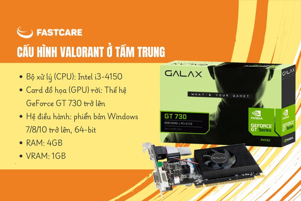 Cấu hình Valorant ở tầm trung