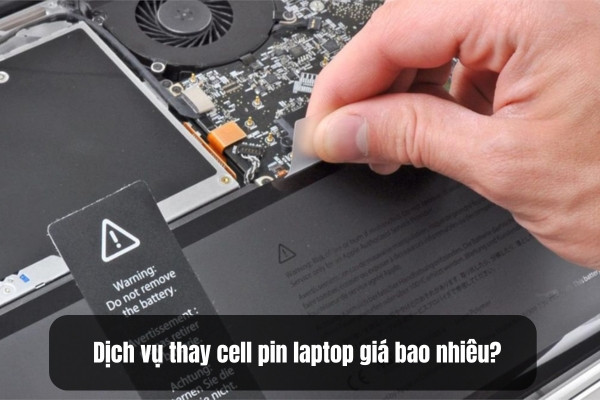 Dịch vụ thay cell pin laptop giá bao nhiêu