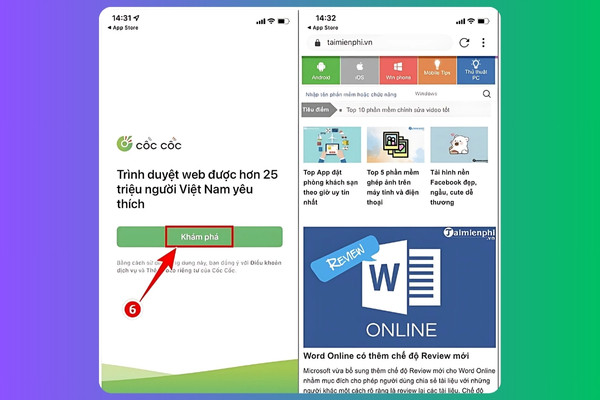 Đối với hệ điều hành iOS bước 3