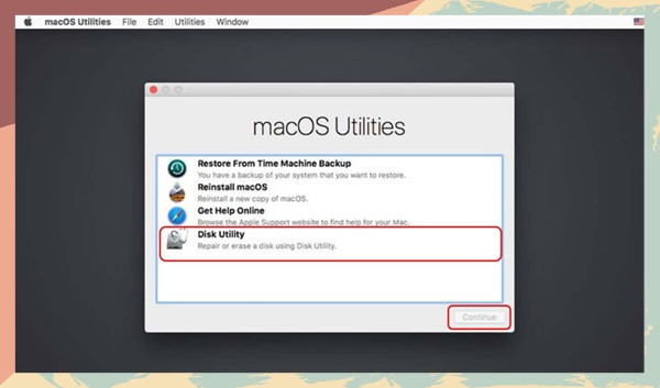 Factory Reset Macbook trên dòng máy Intel bước 3