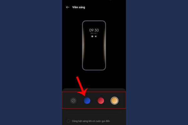 Hướng dẫn bật sáng viền màn hình OPPO bước 4 Hướng dẫn bật sáng viền màn hình OPPO bước 4