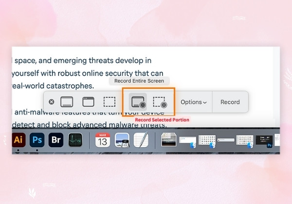 Hướng dẫn cách ghi lại màn hình máy tính Macbook B2