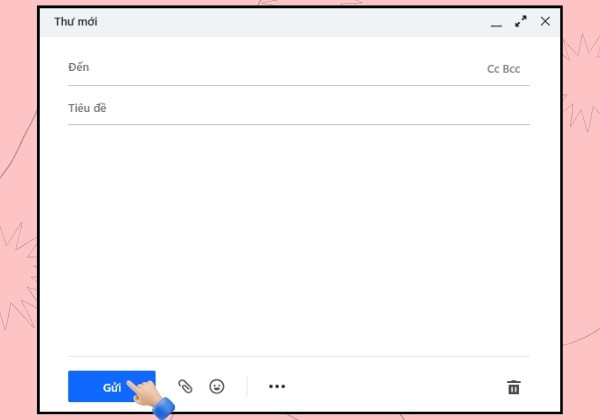 Hướng dẫn cách gửi Yahoo Mail bước 3