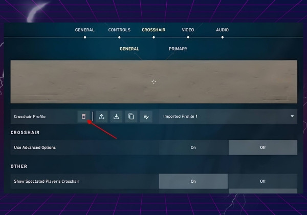 Hướng dẫn nhập mã code Crosshair Valorant để đổi tâm ngắm bắn 2