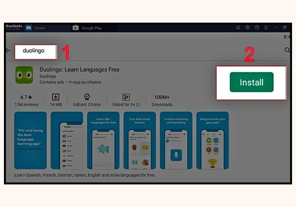 Hướng dẫn cách tải Duolingo cho máy tính cực dễ bước 6