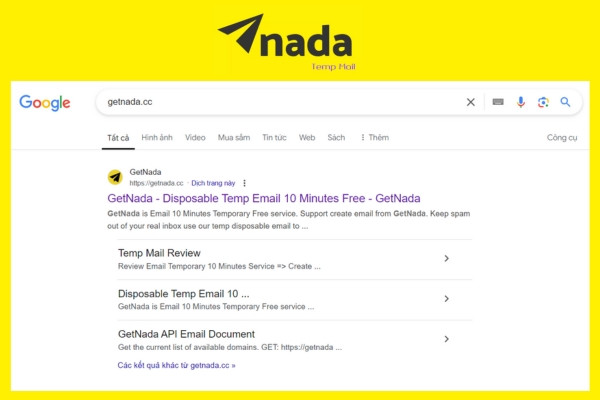 Hướng dẫn cách tạo Email Getnada trên máy tính bước 1