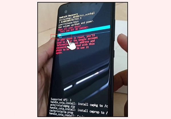 Hướng dẫn cài lại hệ điều hành Android khi gặp lỗi nặng bước 4