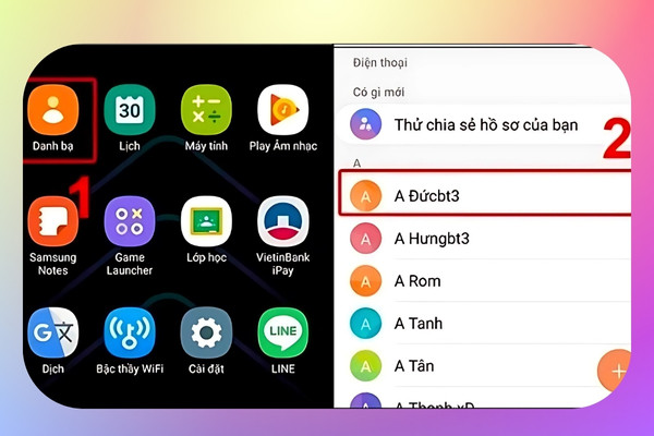 Hướng dẫn cài nhạc chuông trên Samsung cho từng người trong danh bạ 1