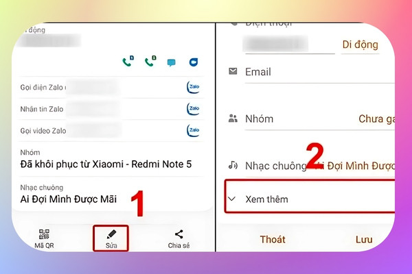 Hướng dẫn cài nhạc chuông trên Samsung cho từng người trong danh bạ 2