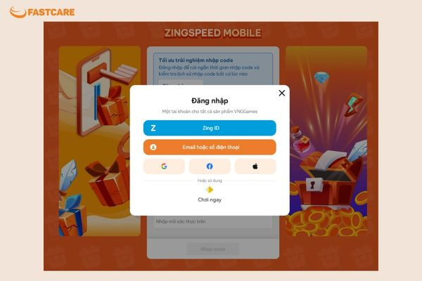 Hướng dẫn nhập code ZingSpeed Mobile thành công&nbsp; 2