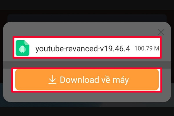 Hướng dẫn Youtube Revanced download về điện thoại 3