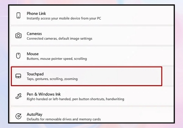 Kích hoạt Touchpad trong mục Mouse Properties bước 4