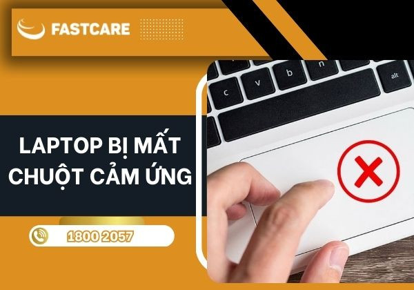 laptop bị mất chuột cảm ứng