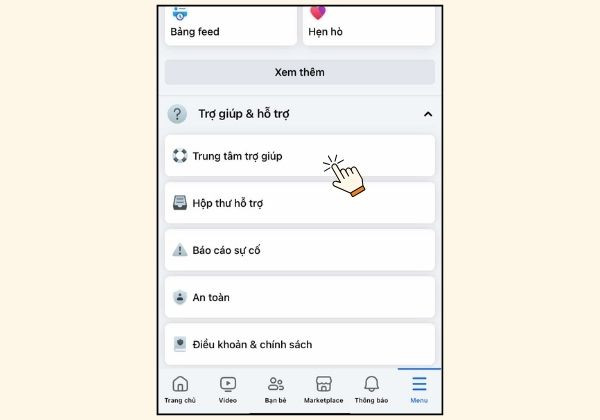 Liên hệ với Facebook