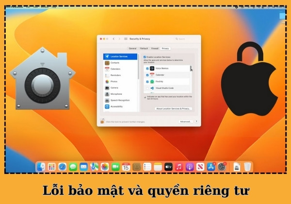 Lỗi bảo mật và quyền riêng tư