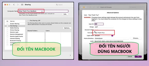 Lưu ý liên quan đến tên MacBook cần biết