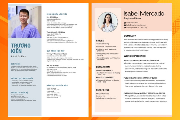 Mẫu CV sáng tạo, độc đáo