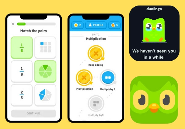 Một số tính năng thú vị của Duolingo Math Một số tính năng thú vị của Duolingo Math