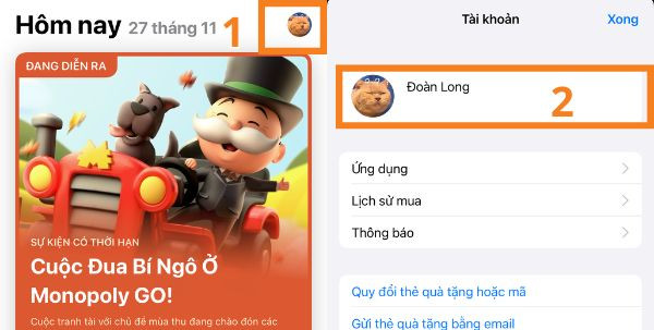 Nạp Call of Duty bằng MoMo bước 1