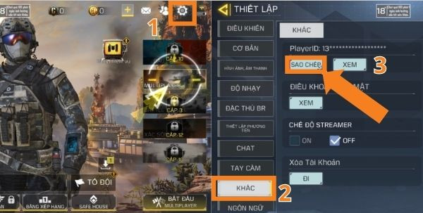 Nạp Call of Duty bằng Pay Zing bước 1